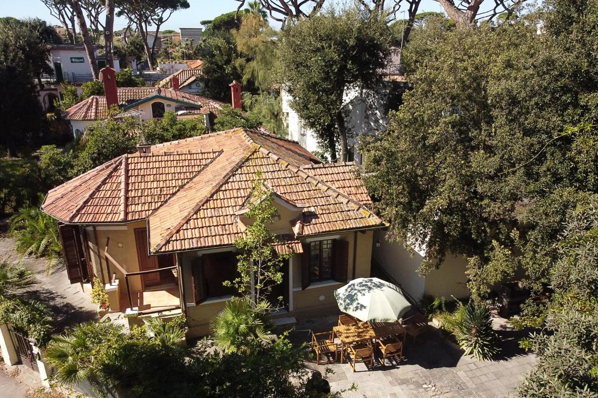 Exclusive Charming Villa - Free Parking 400 Mq Garden - Rome Airport - Roseto Villa Dream Fregenae Bagian luar foto